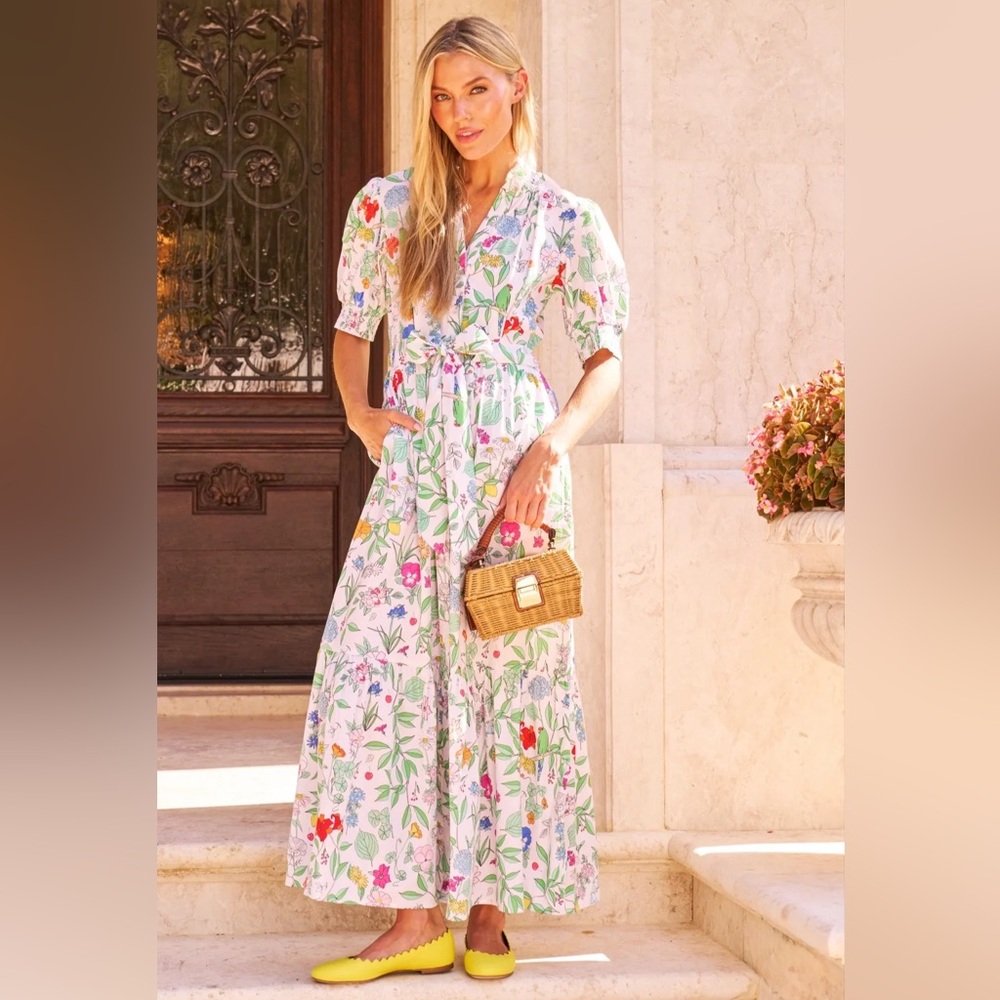 SHERIDAN FRENCH BIRDIE DRESS - MULTI WILDFLOWER